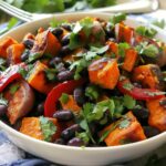 Warm Sweet Potato + Black Bean Salad