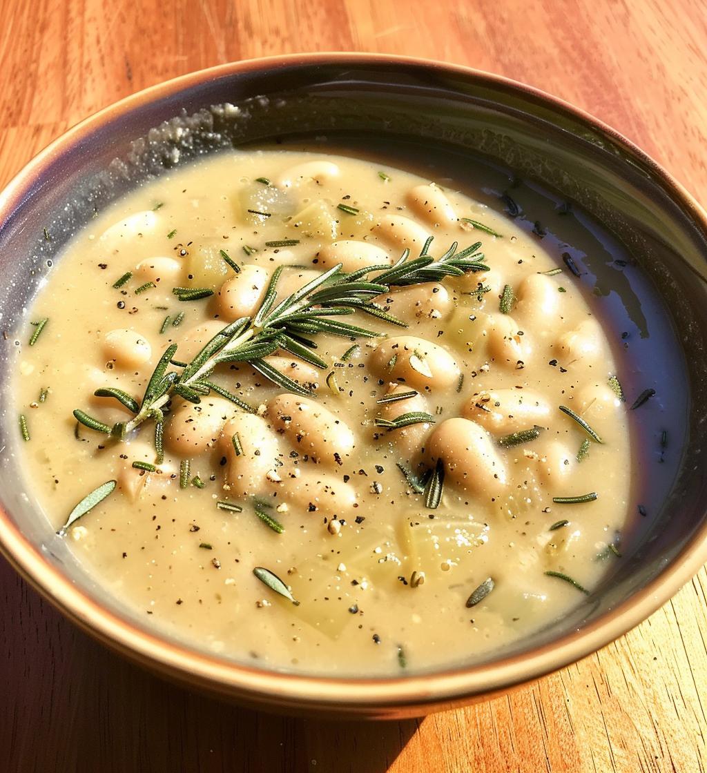 White Bean Rosemary Soup