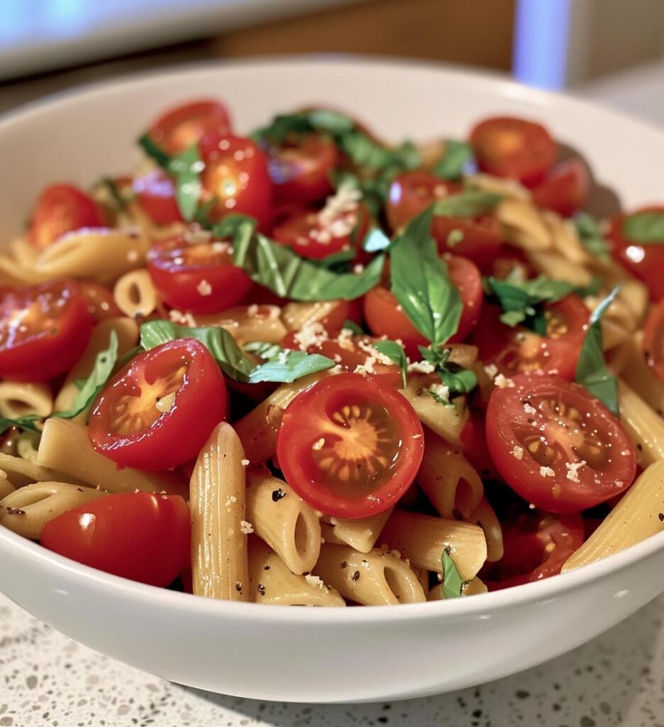 Whole-Wheat Pasta with Tomato Basil