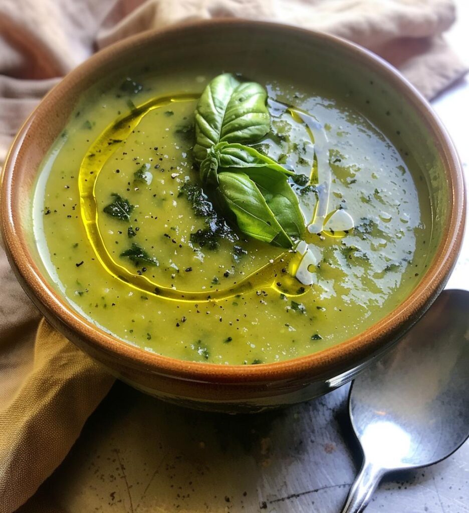 Zucchini Basil Soup
