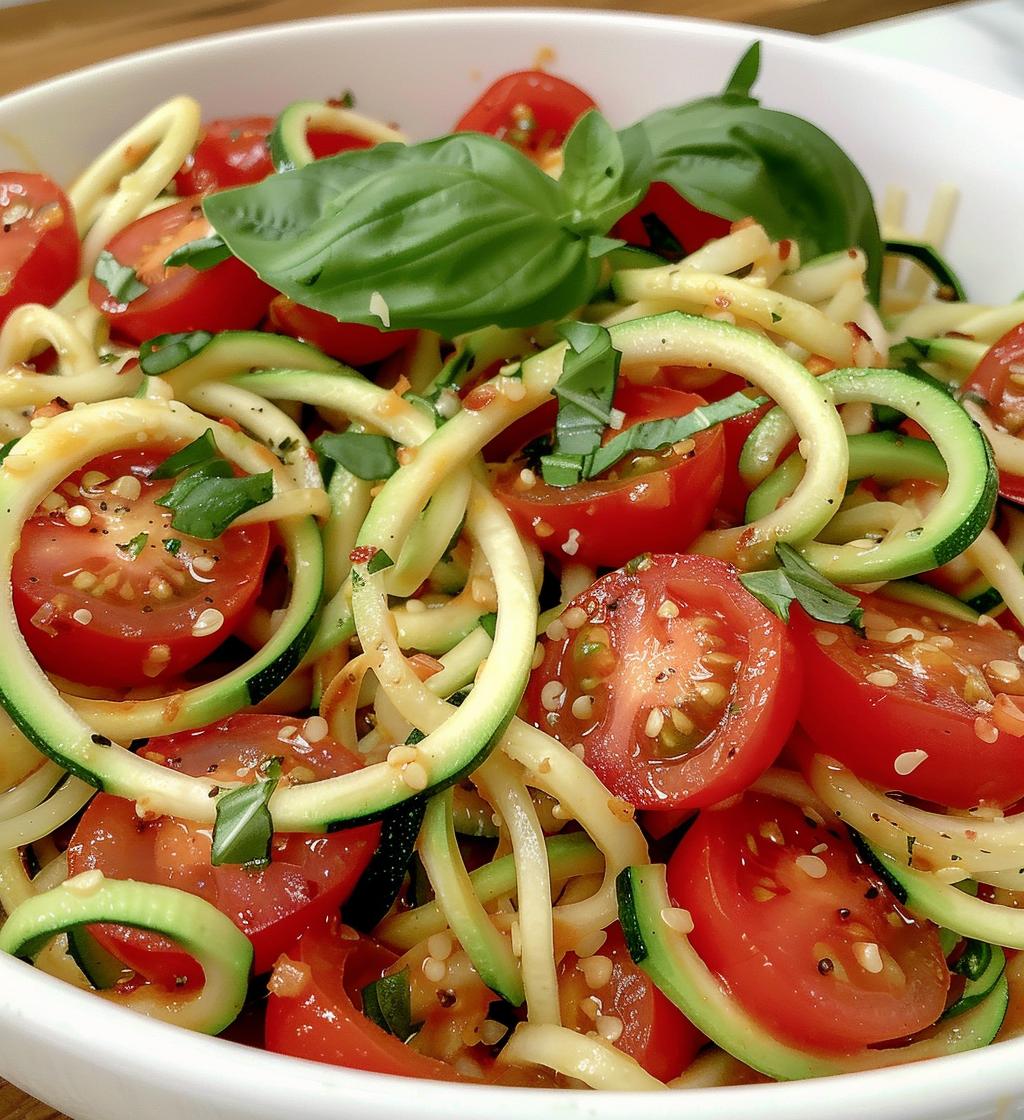 Zucchini “Noodle” Veggie Pasta