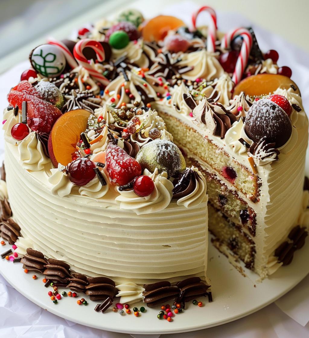 christmas cake decorations - detail 1