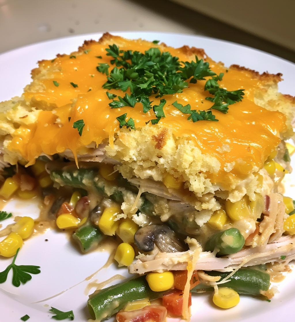 christmas casserole - detail 1