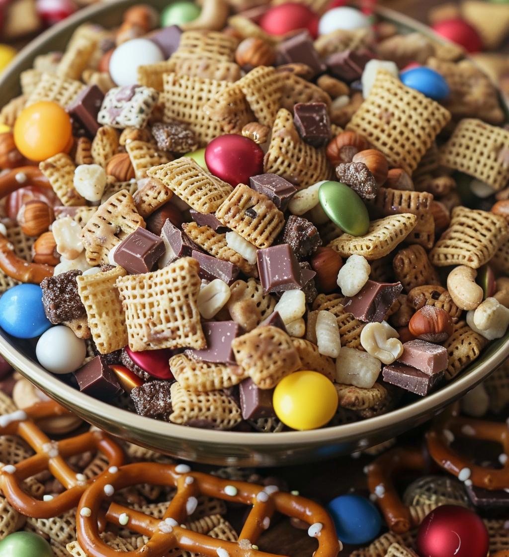 christmas chex mix recipe