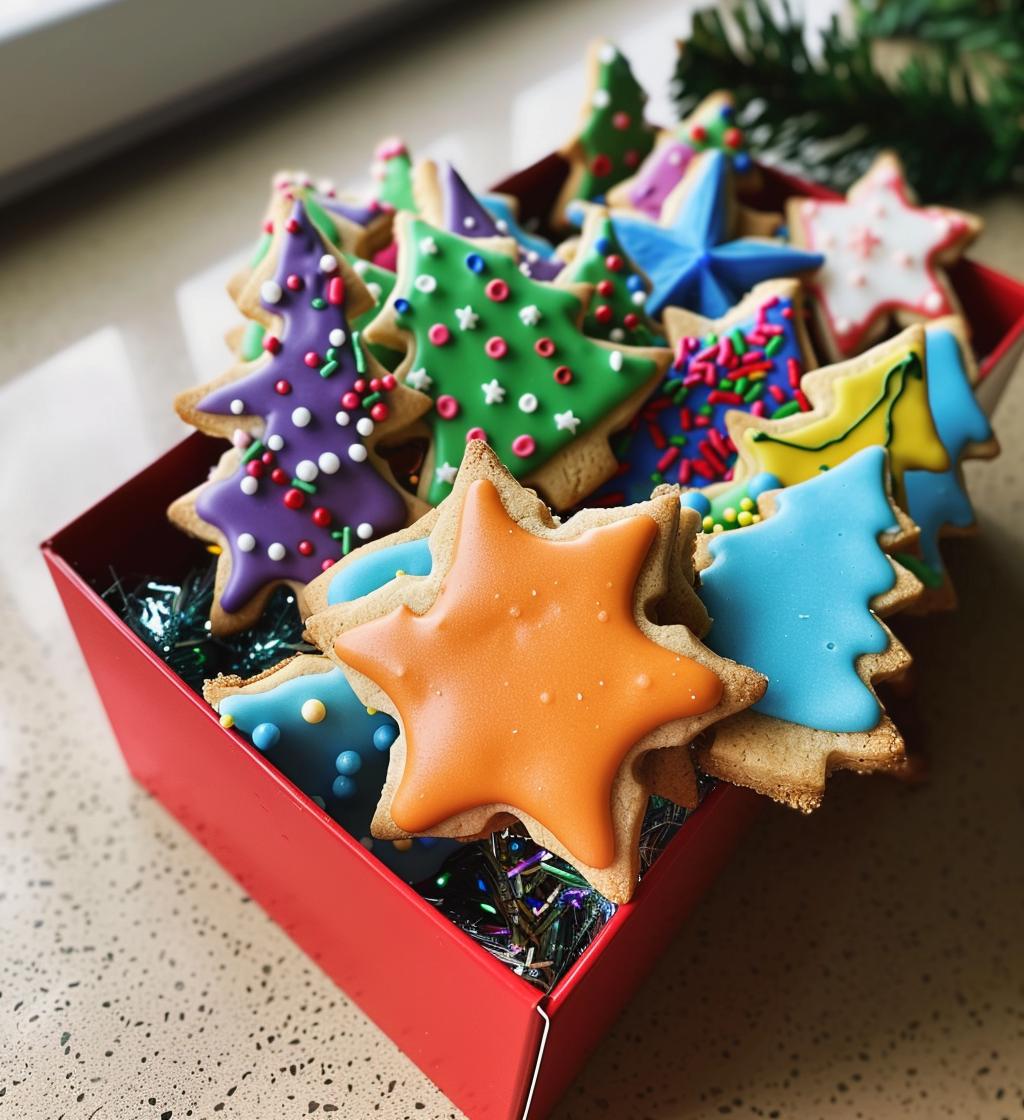 christmas cookie box - detail 1