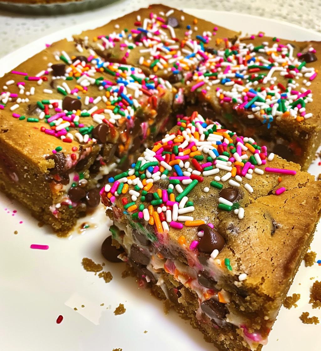 christmas cookie cake - detail 1