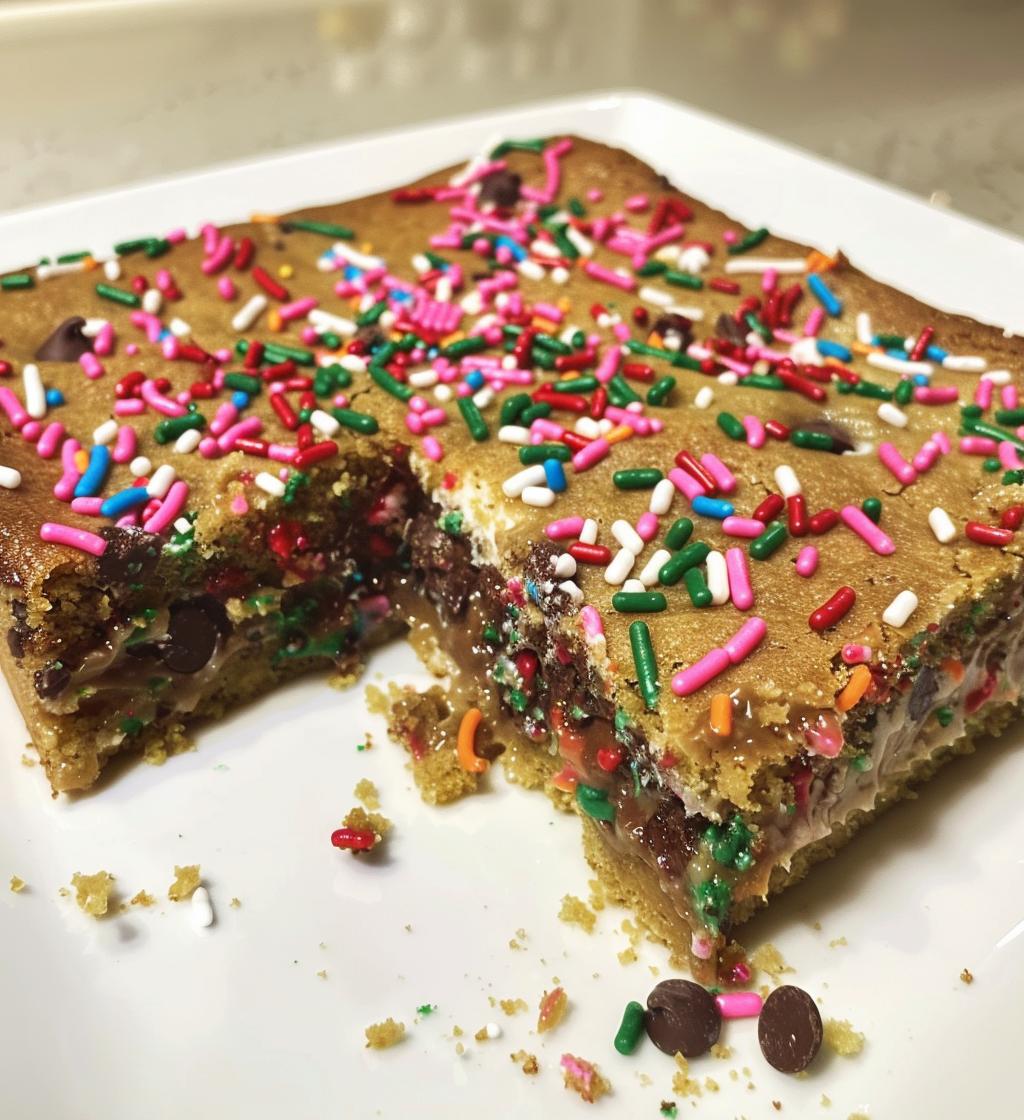 christmas cookie cake