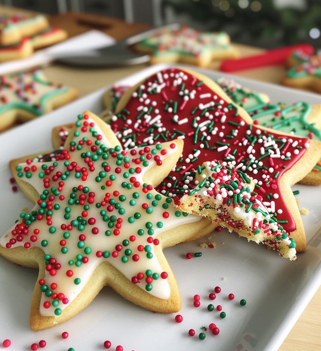 christmas cookie decorating - detail 1