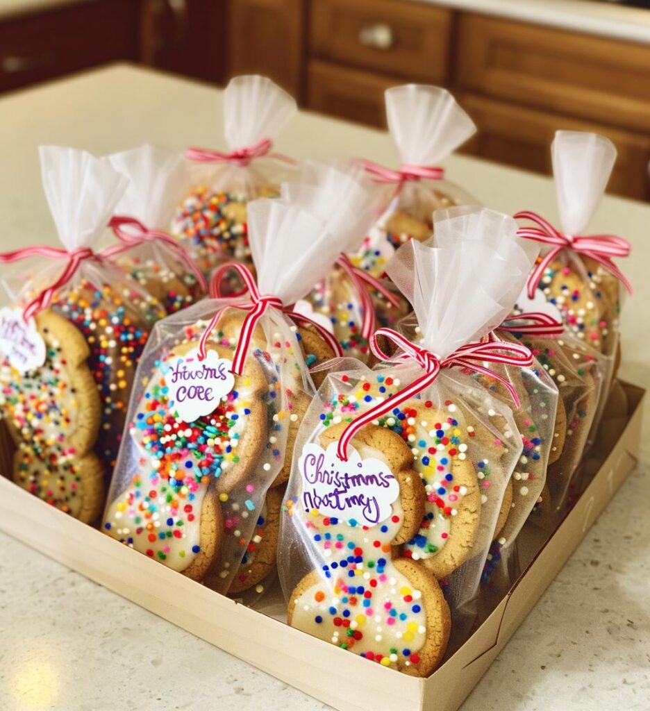 christmas cookies packaging