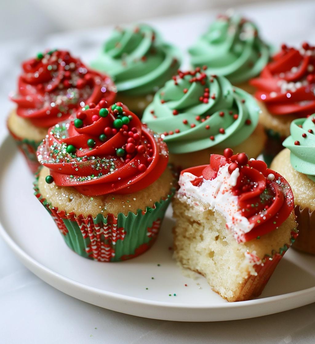 christmas cupcakes decoration - detail 1