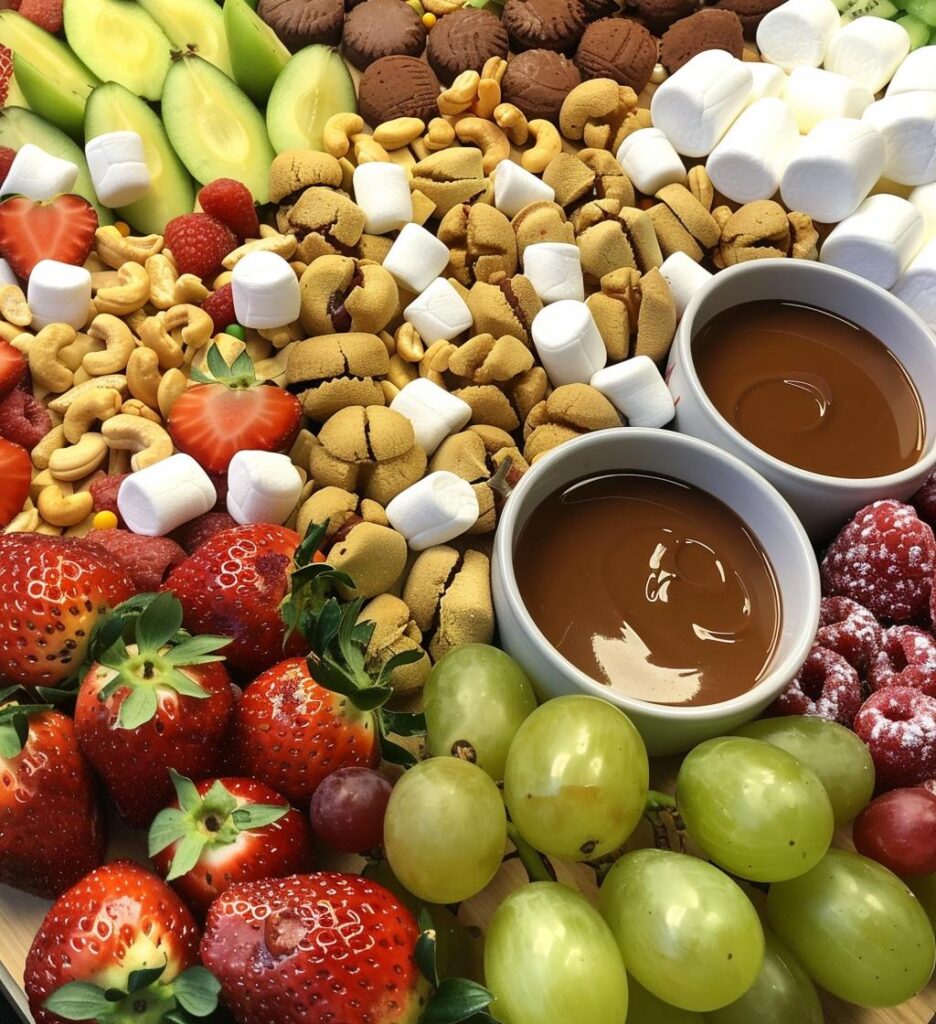 christmas dessert charcuterie board