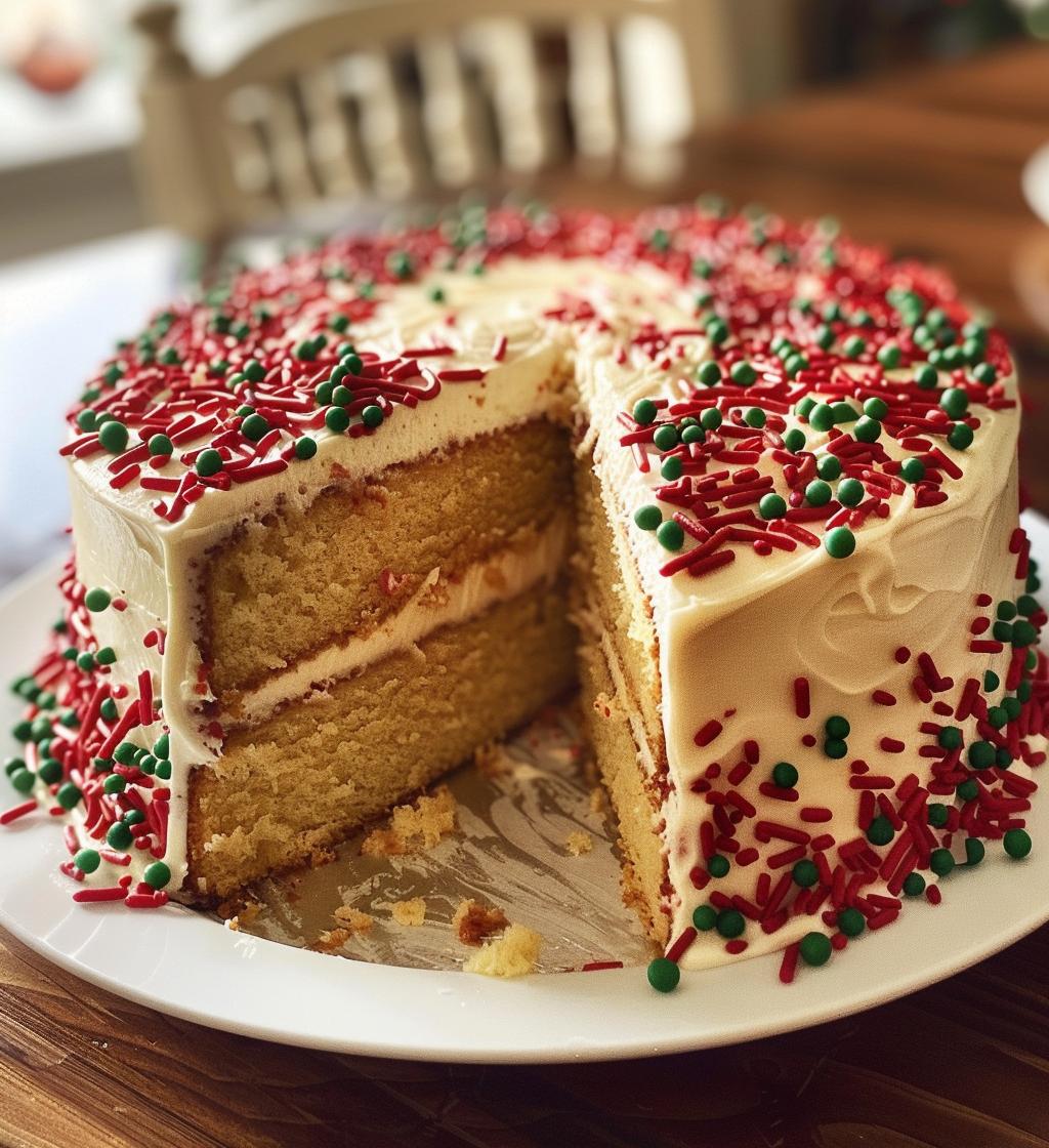 christmas dessert table - detail 1