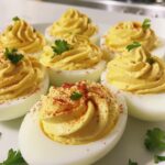 christmas deviled eggs