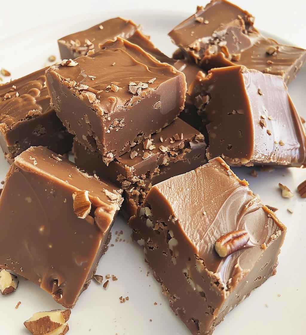 christmas fudge - detail 1