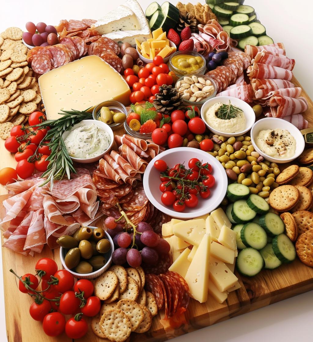 christmas grazing table - detail 1