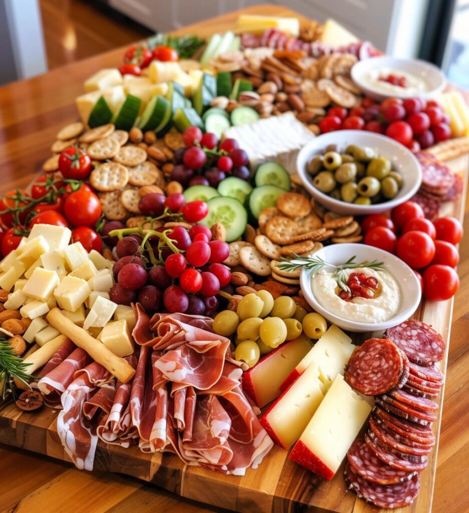 christmas grazing table