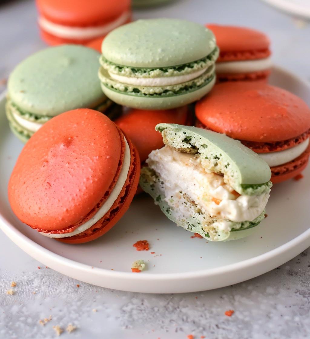 christmas macarons - detail 1
