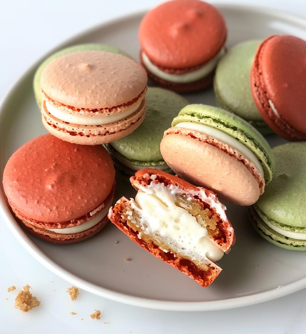 christmas macarons
