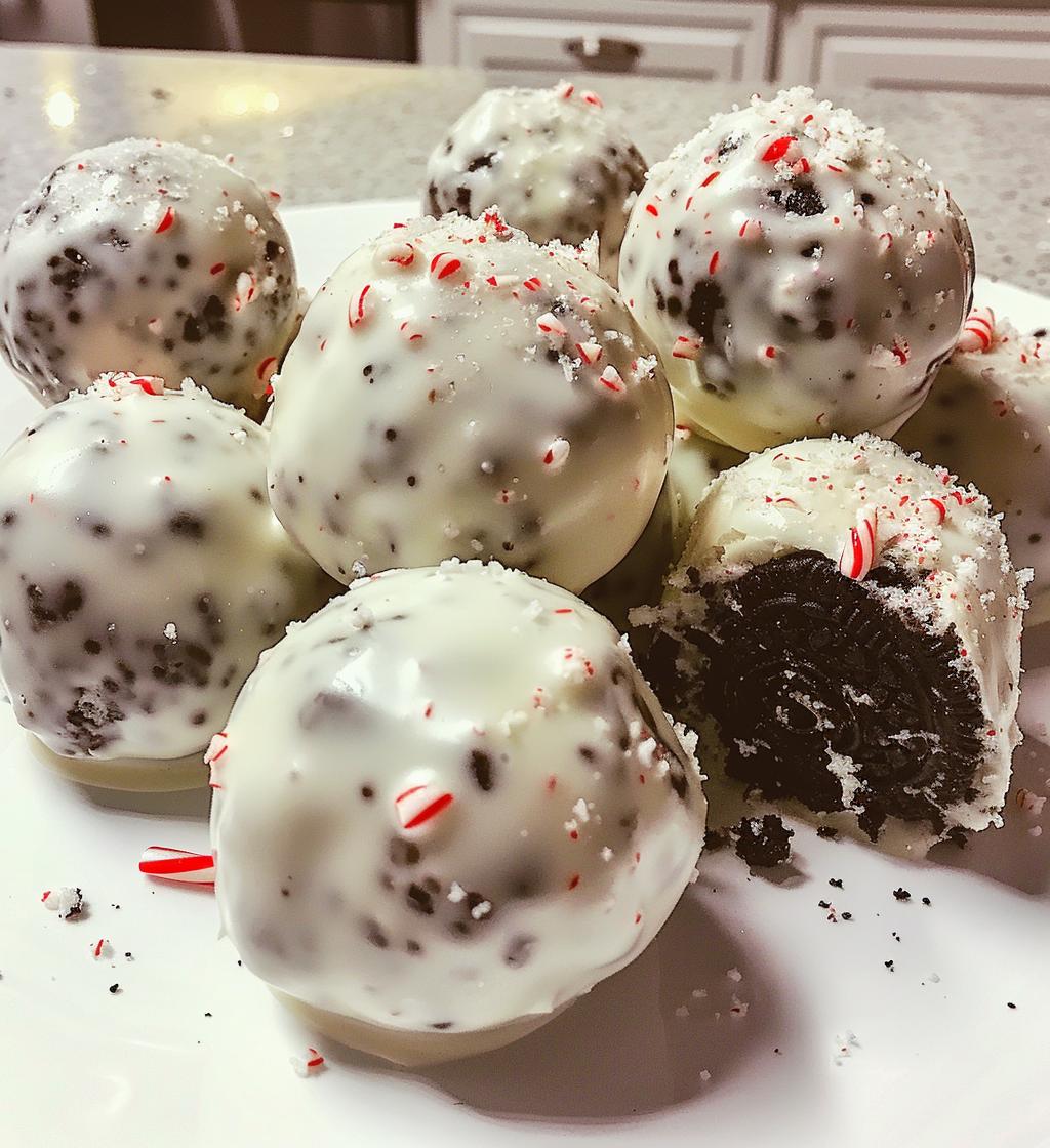 christmas oreo balls - detail 1