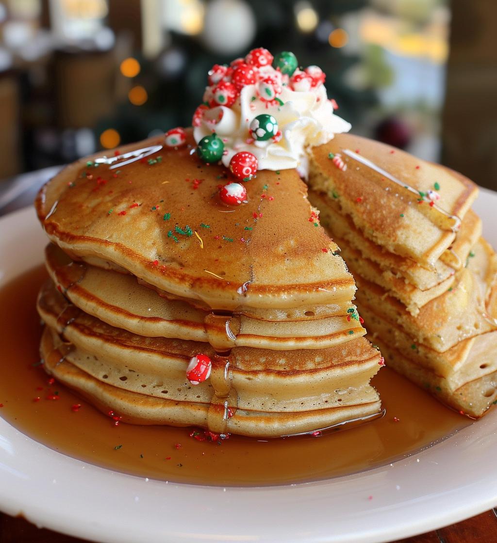 christmas pancakes - detail 1