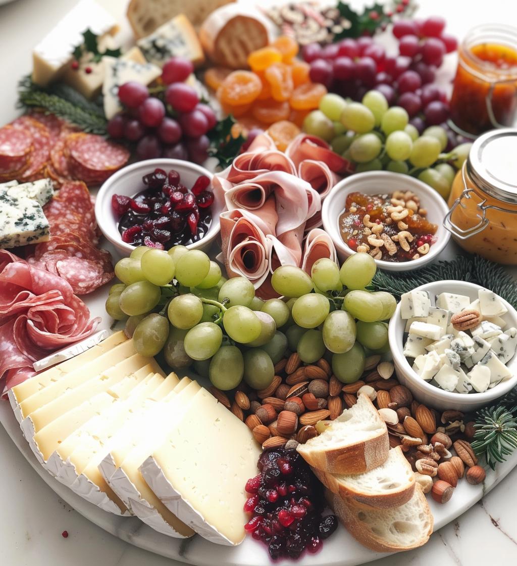 christmas platter - detail 1