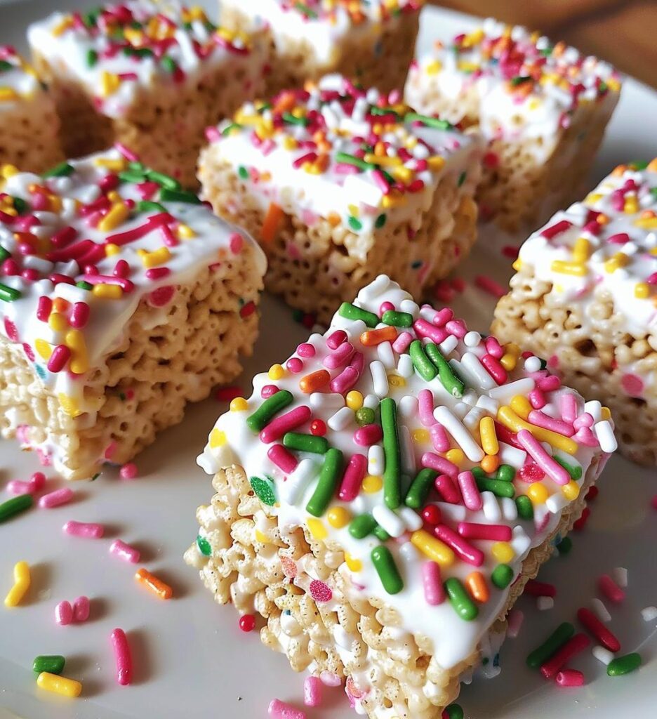 christmas rice crispy treats