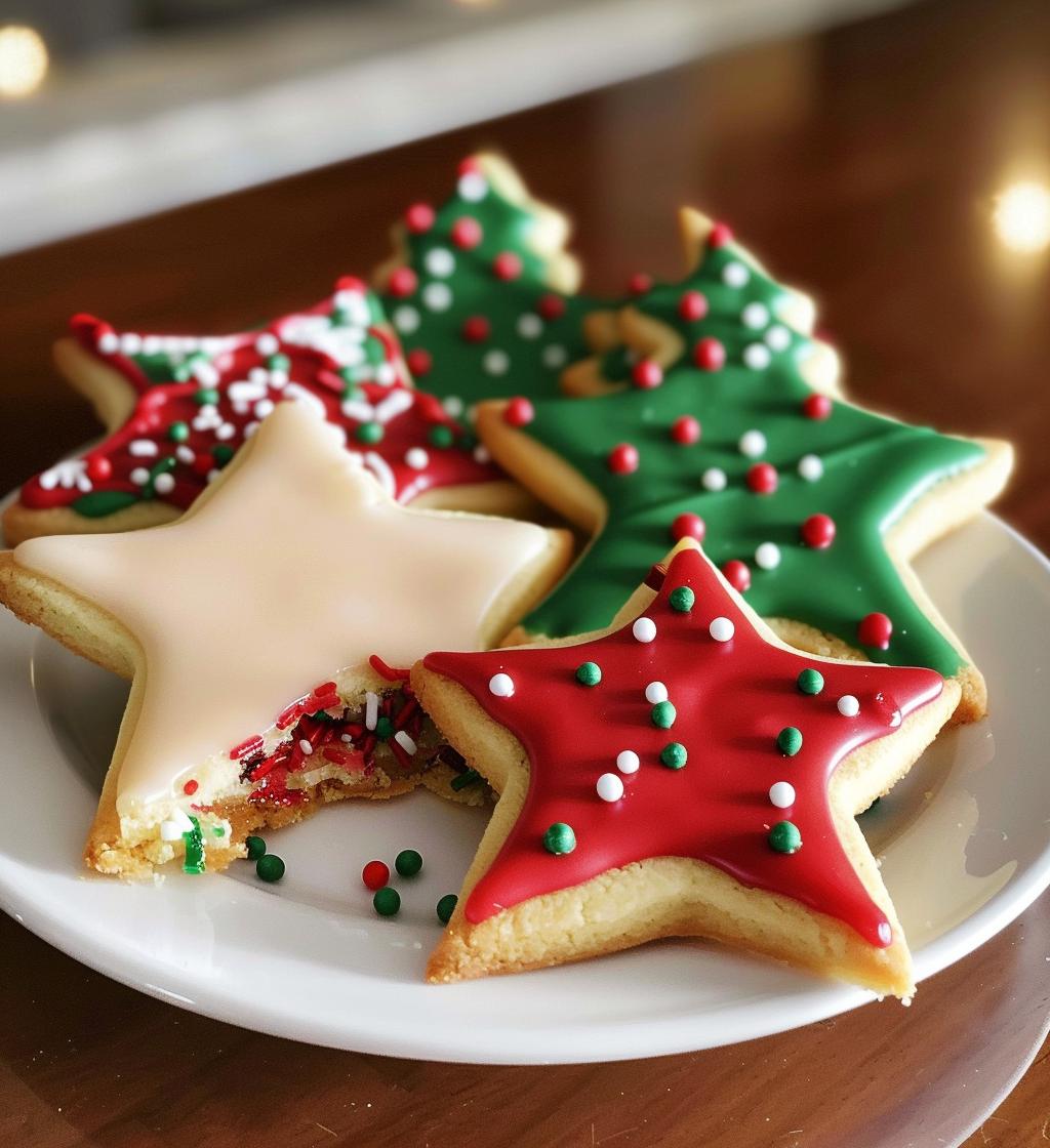 christmas royal icing cookies