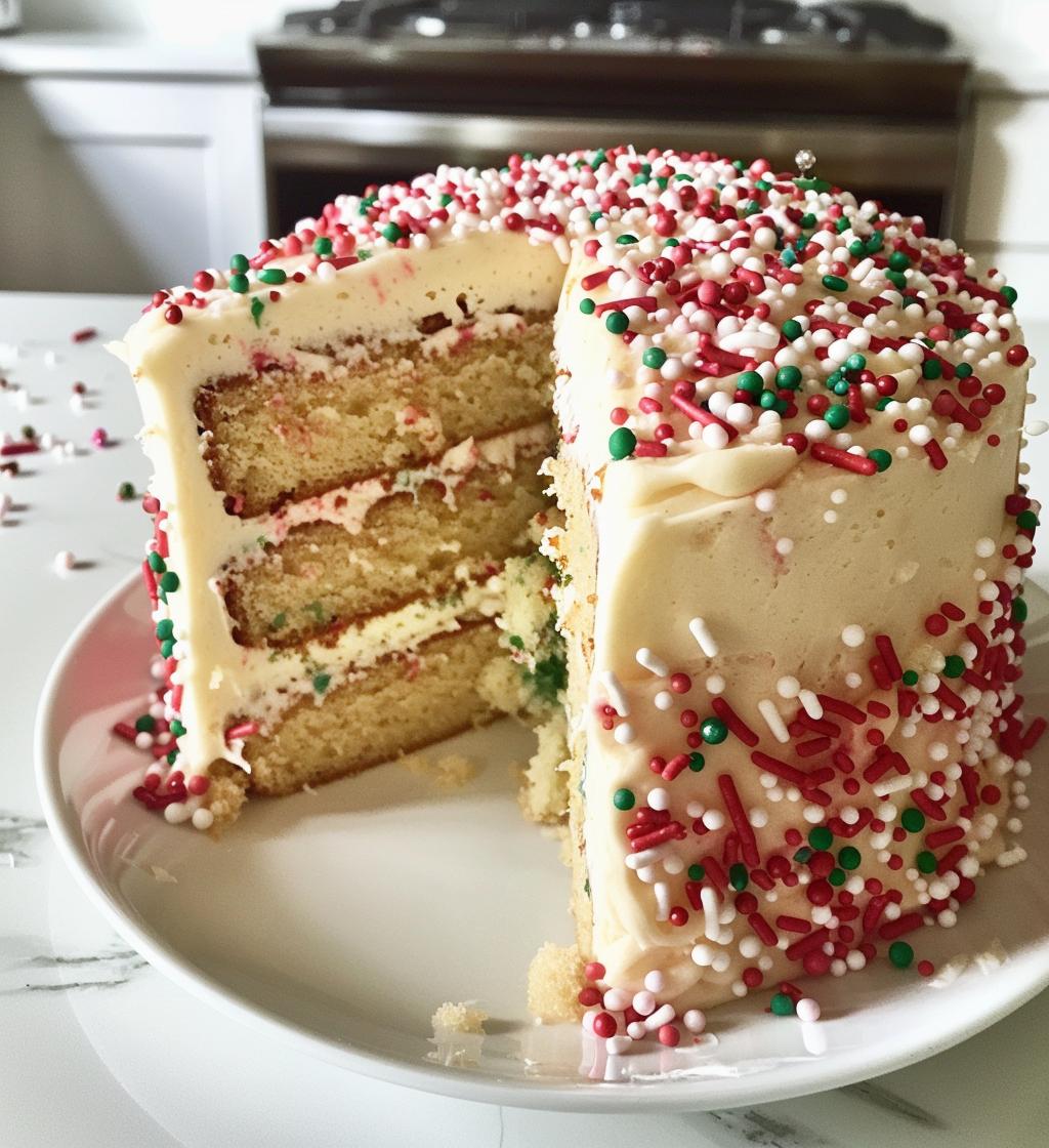 christmas themed cake - detail 1