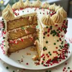 christmas themed cake