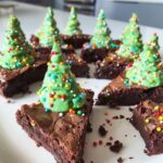 christmas tree brownies