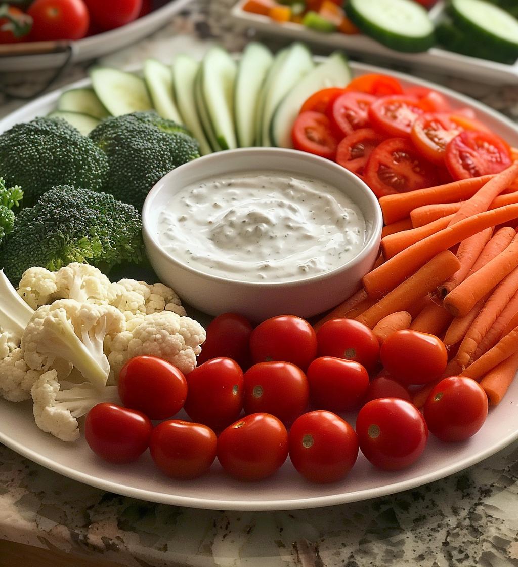 christmas veggie tray