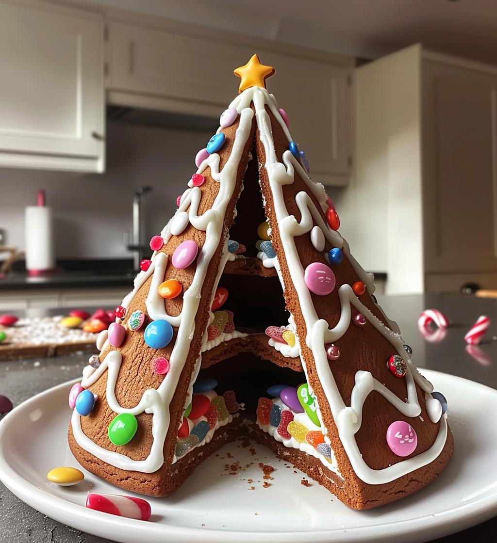 gingerbread christmas tree - detail 1