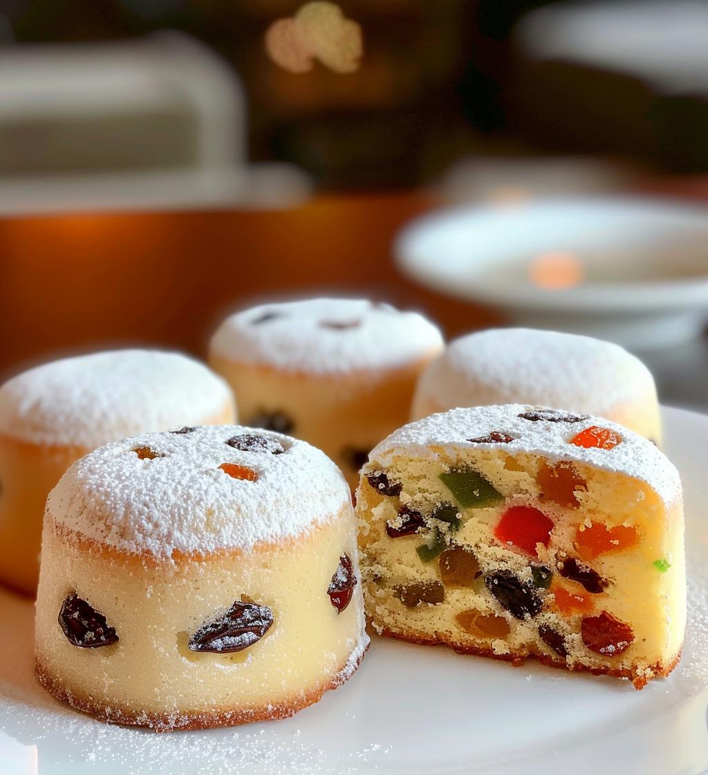 mini christmas cakes - detail 1