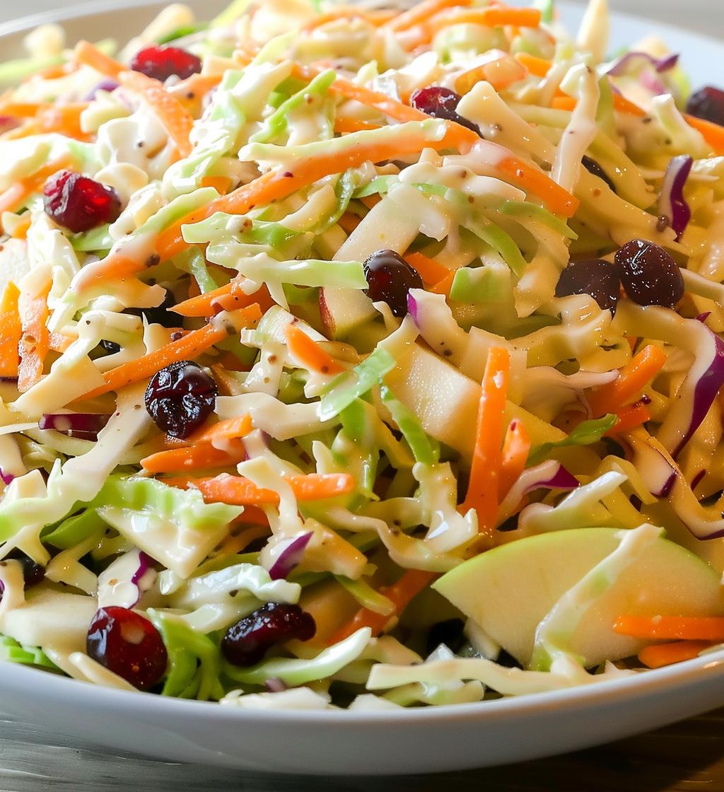 Apple Cranberry Coleslaw - detail 1