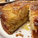 Apple Date Ginger Sponge with Golden Butter Sauce