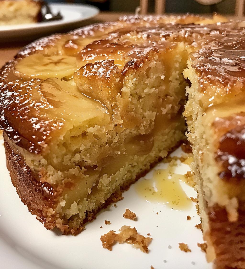 Apple Date Ginger Sponge with Golden Butter Sauce