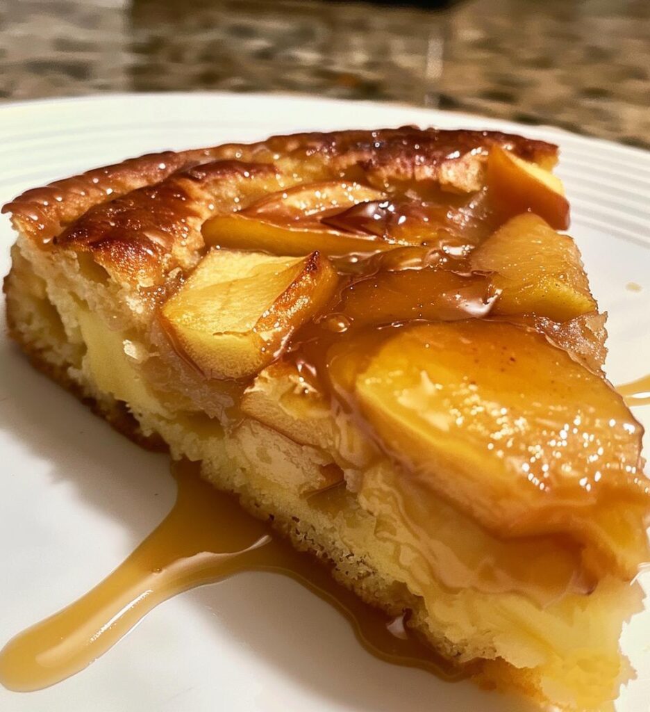 Apple Date Skillet Sponge with Butter Caramel