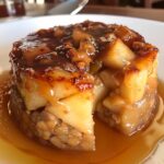 Baked Apple & Date Honey Pudding with Toffee