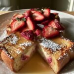 Baked Strawberries and Cream French Toast