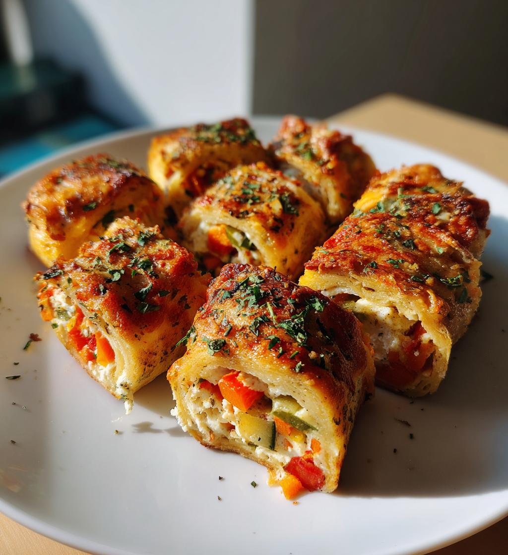 Baked Vegetable Rolls