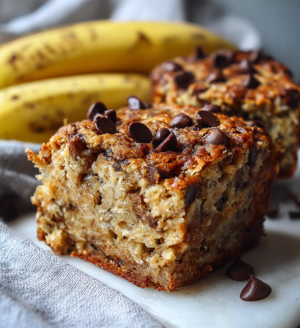 Banana Blondies