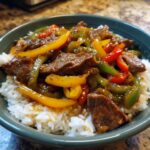 Beef Pepper Rice Bowl