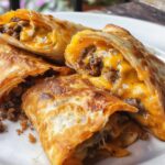 Beef and Cheese Chimichangas