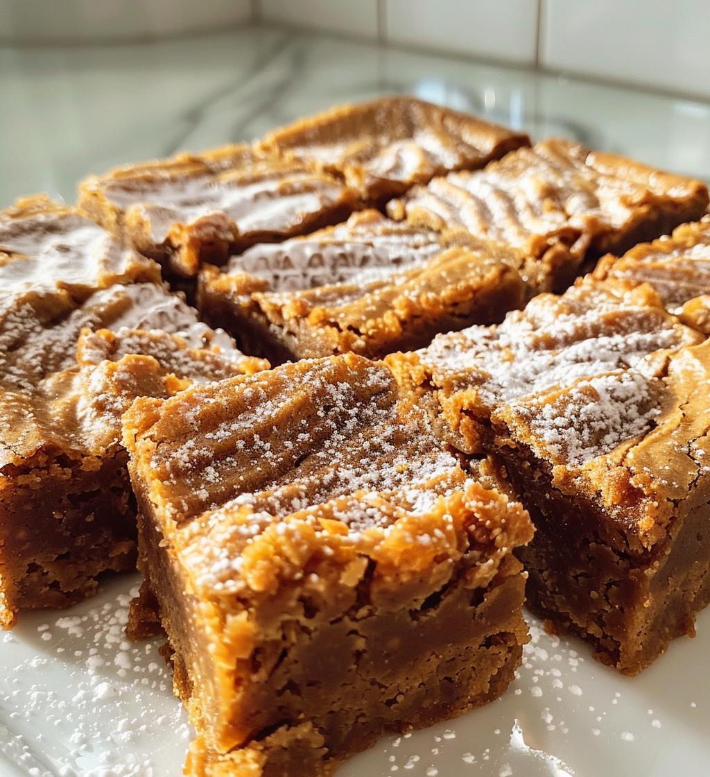 Biscoff Blondies - detail 1