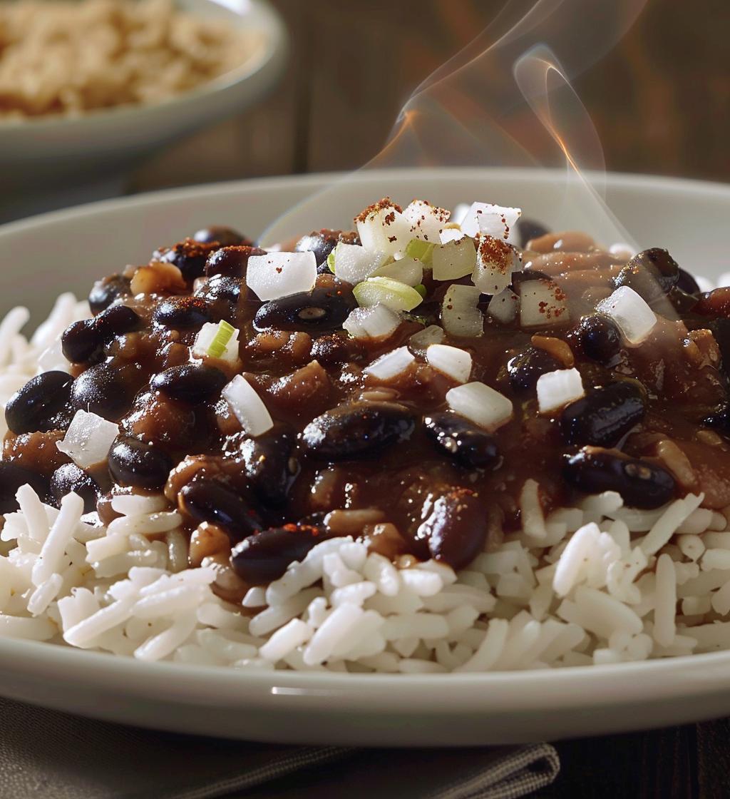 Black Beans and Rice - detail 1