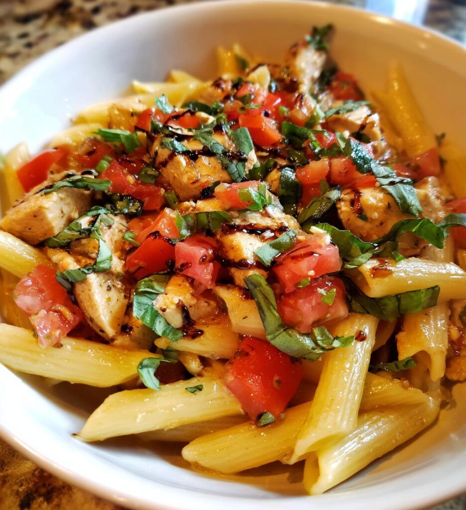Bruschetta Chicken Pasta