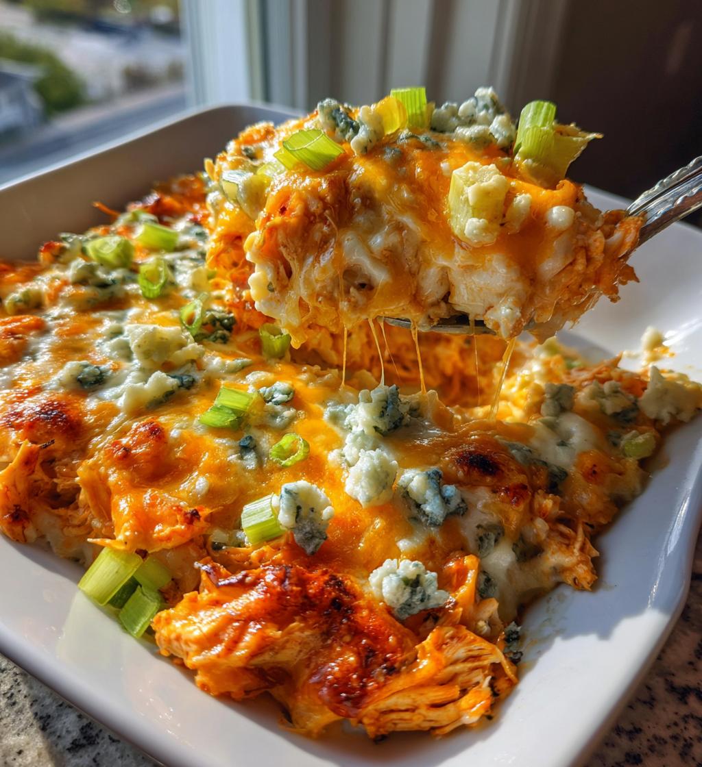 Buffalo Chicken Casserole