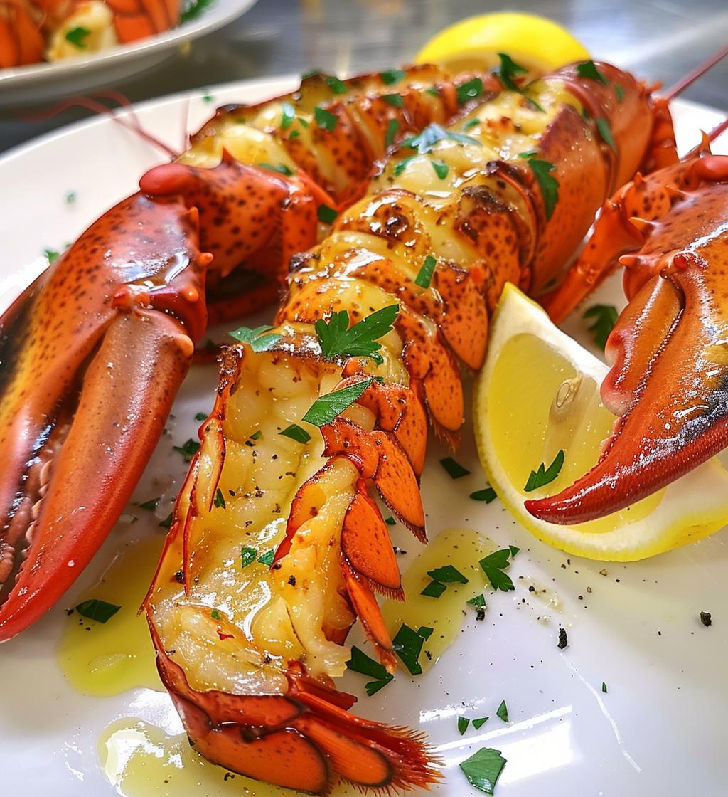 Butter Poached Lobster Tails