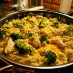 Cheesy Chicken Broccoli Orzo
