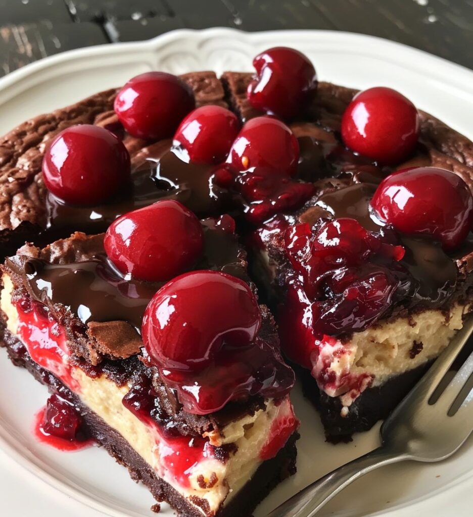 Cherry Cheesecake Brownies